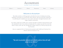 Tablet Screenshot of accountum.com